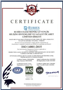 İSO 14001-2015 RUBİES GÜVENLİK SİSTEMLERİ